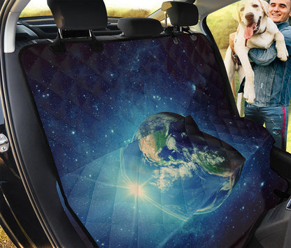 Earth And Space Print Pet Car Back Seat Cover
