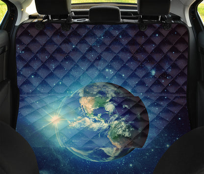Earth And Space Print Pet Car Back Seat Cover