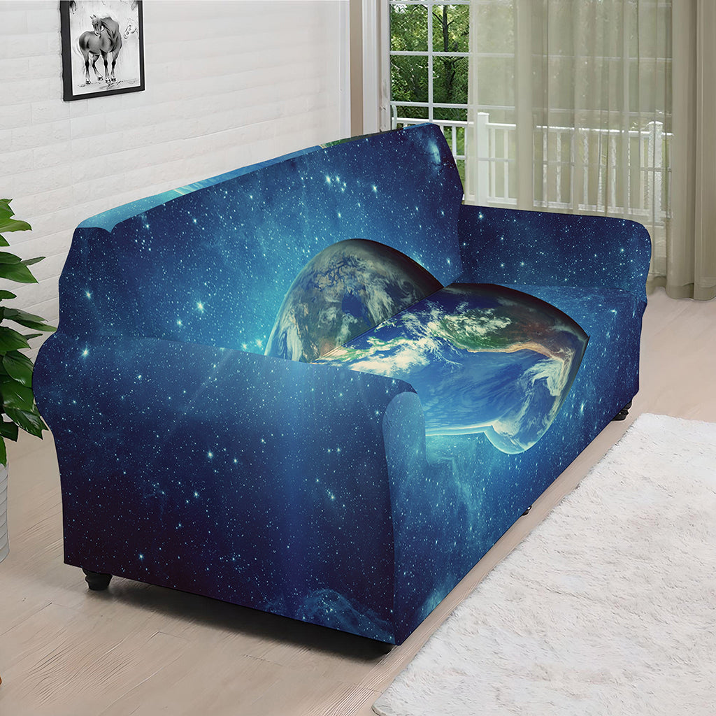 Earth And Space Print Sofa Cover