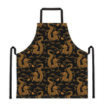 Eastern Dragon Pattern Print Apron