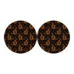 Eastern Dragon Pattern Print Car Coasters