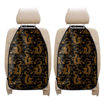 Eastern Dragon Pattern Print Car Seat Organizers