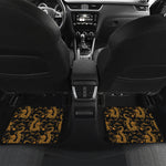 Eastern Dragon Pattern Print Front and Back Car Floor Mats