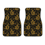 Eastern Dragon Pattern Print Front Car Floor Mats