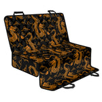 Eastern Dragon Pattern Print Pet Car Back Seat Cover