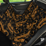 Eastern Dragon Pattern Print Pet Car Back Seat Cover