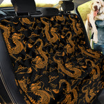 Eastern Dragon Pattern Print Pet Car Back Seat Cover