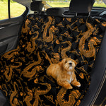 Eastern Dragon Pattern Print Pet Car Back Seat Cover