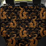Eastern Dragon Pattern Print Pet Car Back Seat Cover