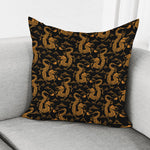 Eastern Dragon Pattern Print Pillow Cover