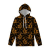 Eastern Dragon Pattern Print Pullover Hoodie