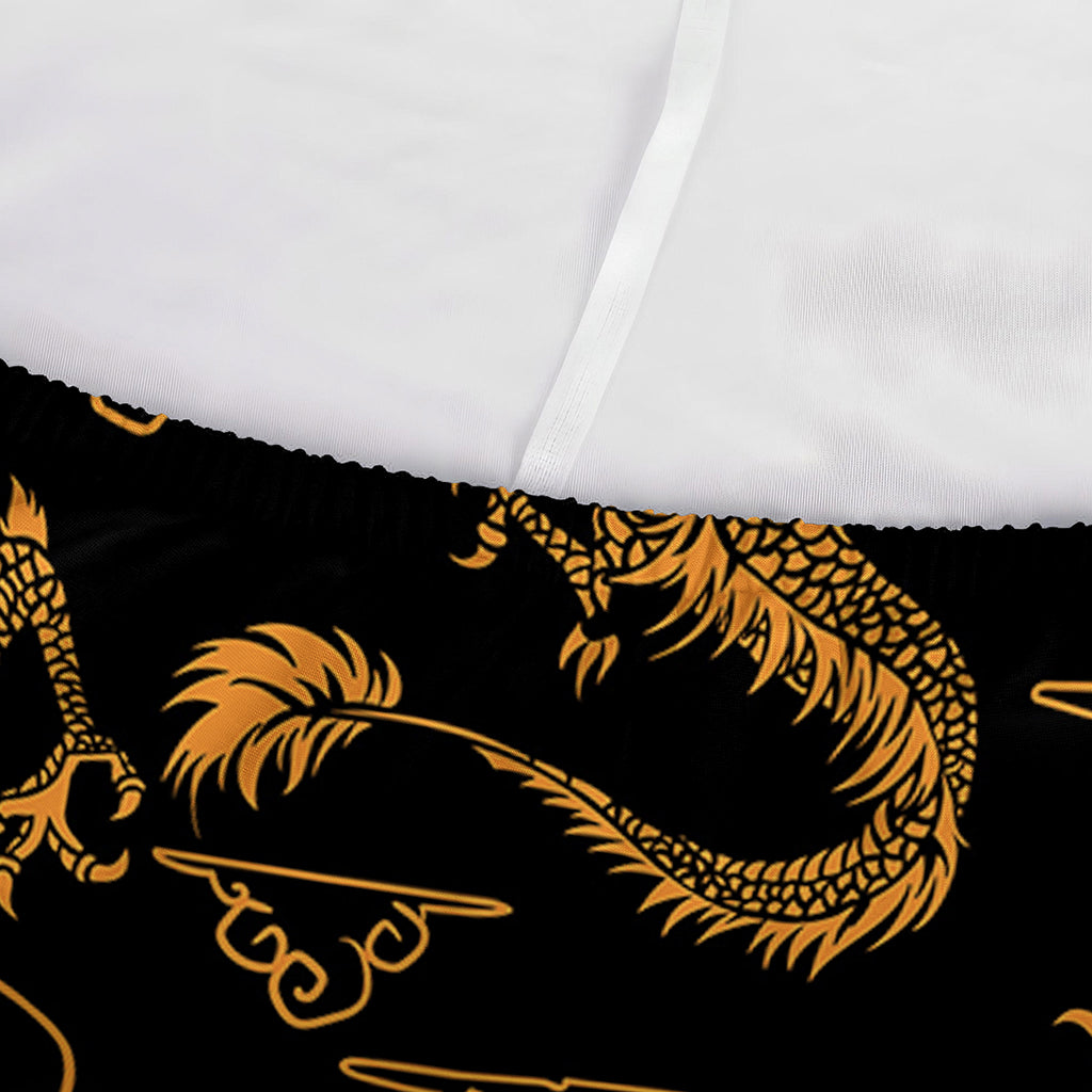 Eastern Dragon Pattern Print Sofa Cover