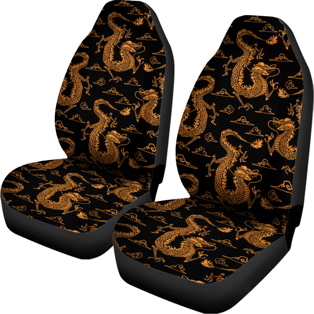 Eastern Dragon Pattern Print Universal Fit Car Seat Covers