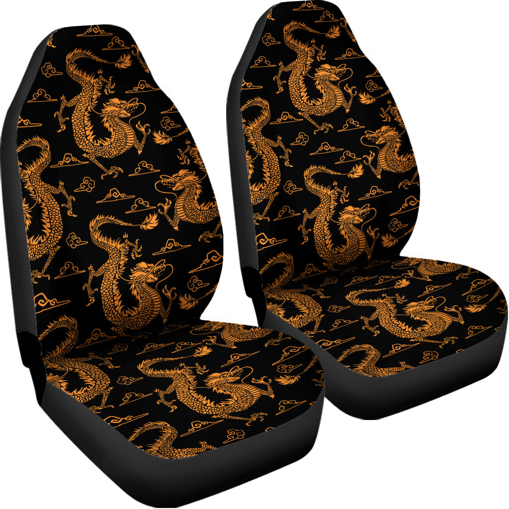 Eastern Dragon Pattern Print Universal Fit Car Seat Covers