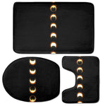 Eclipse Phases Print 3 Piece Bath Mat Set