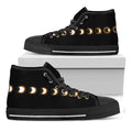 Eclipse Phases Print Black High Top Sneakers