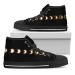 Eclipse Phases Print Black High Top Shoes