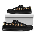 Eclipse Phases Print Black Low Top Sneakers