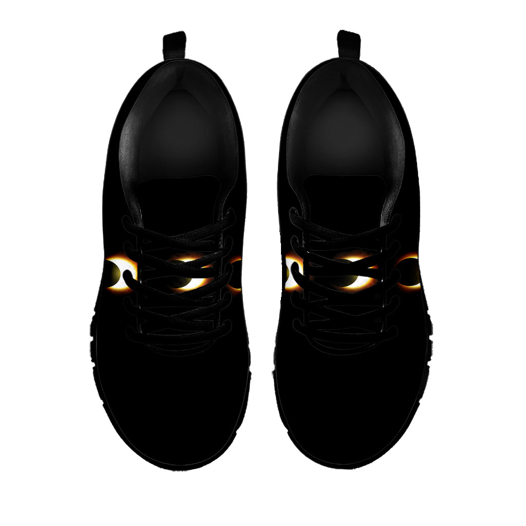 Eclipse Phases Print Black Sneakers