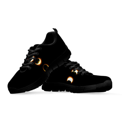 Eclipse Phases Print Black Sneakers