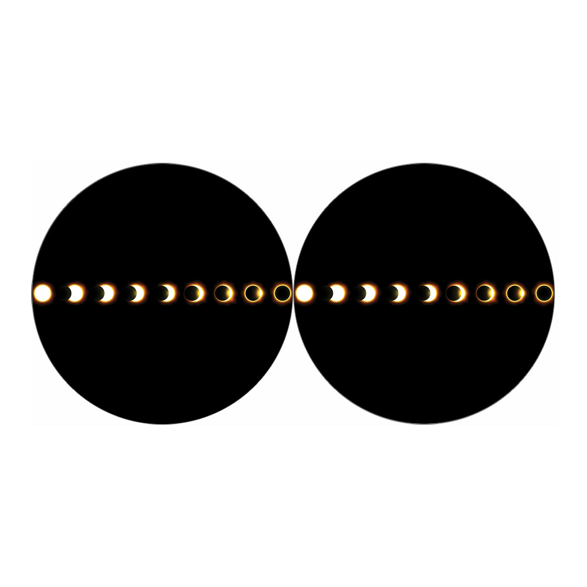 Eclipse Phases Print Car Coasters
