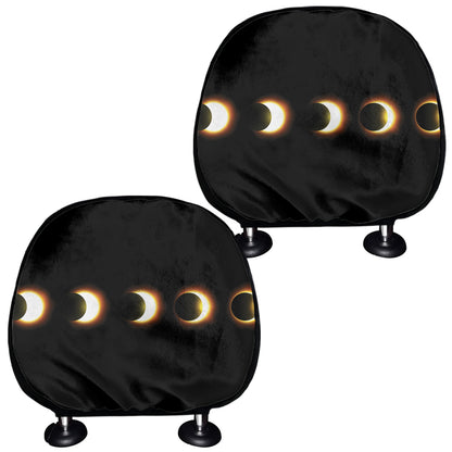 Eclipse Phases Print Car Headrest Covers