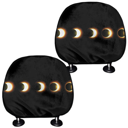 Eclipse Phases Print Car Headrest Covers