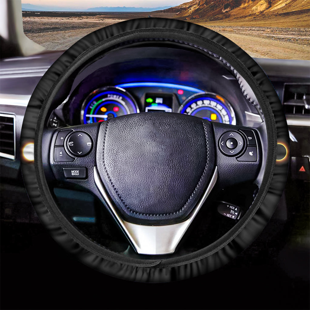 Eclipse Phases Print Car Steering Wheel Cover