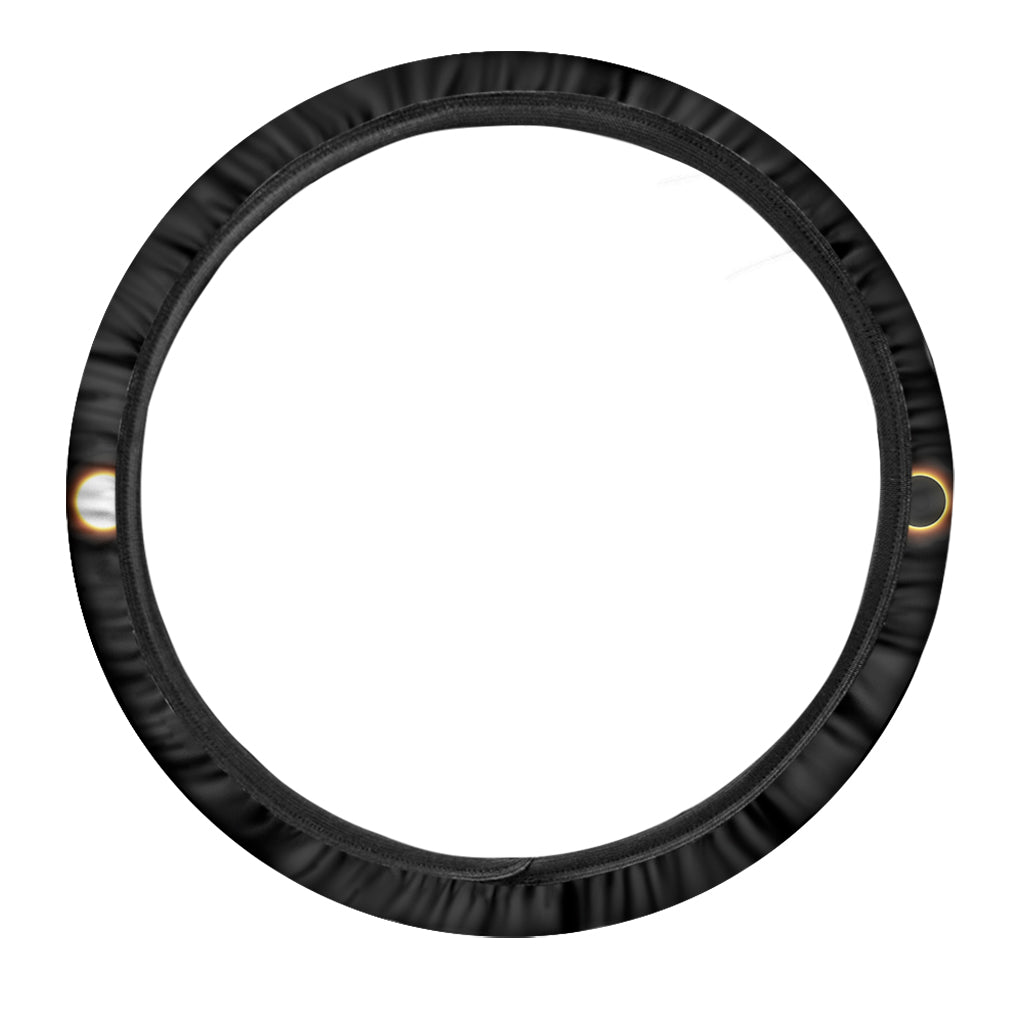Eclipse Phases Print Car Steering Wheel Cover