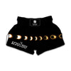 Eclipse Phases Print Muay Thai Boxing Shorts