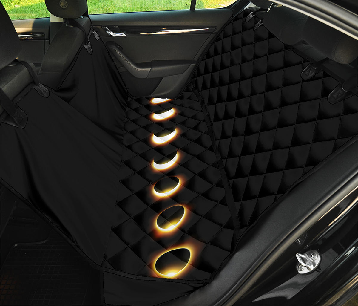 Eclipse Phases Print Pet Car Back Seat Cover