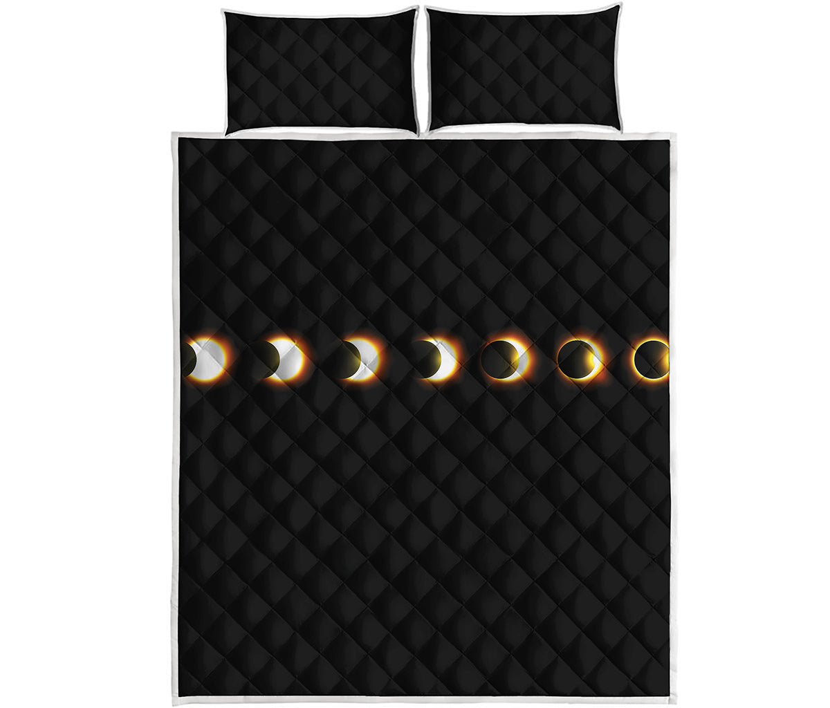 Eclipse Phases Print Quilt Bed Set