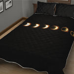 Eclipse Phases Print Quilt Bed Set