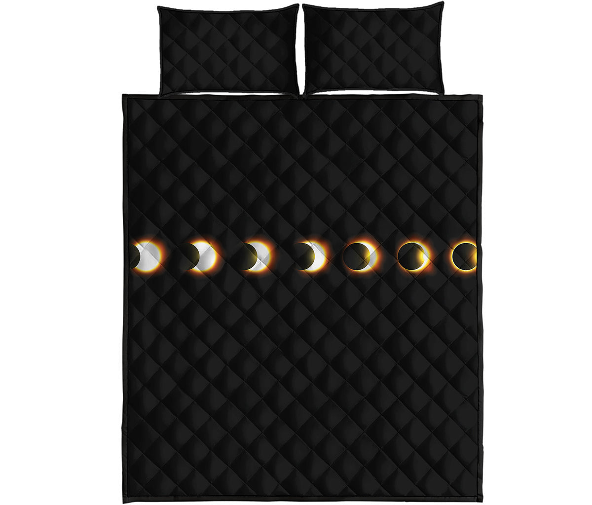 Eclipse Phases Print Quilt Bed Set