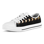 Eclipse Phases Print White Low Top Shoes