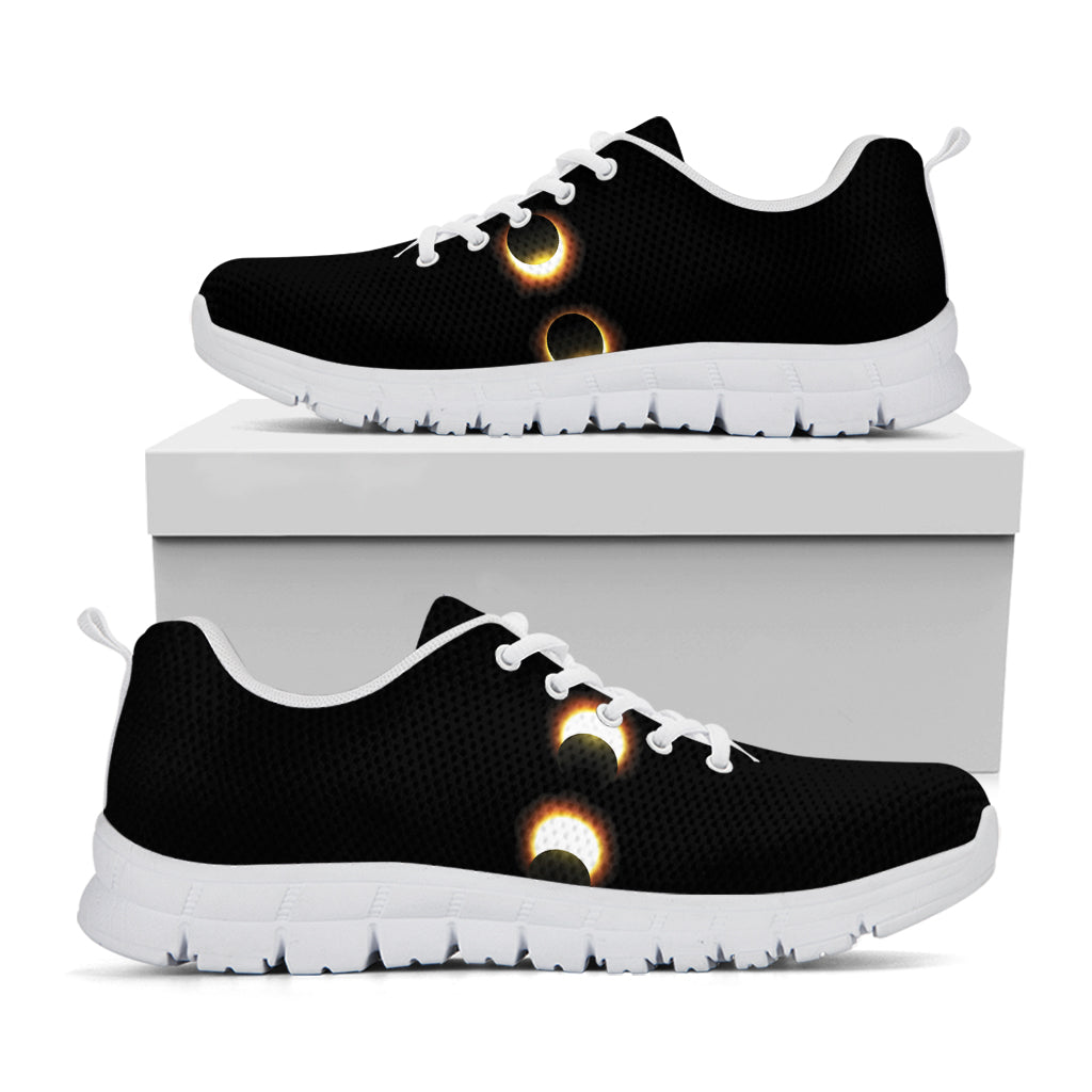 Eclipse Phases Print White Sneakers