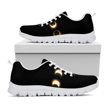 Eclipse Phases Print White Sneakers