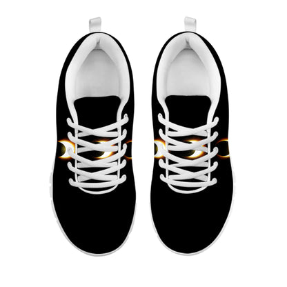 Eclipse Phases Print White Sneakers