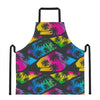 EDM Beach Palm Tree Pattern Print Apron