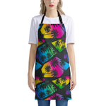 EDM Beach Palm Tree Pattern Print Apron