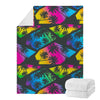 EDM Beach Palm Tree Pattern Print Blanket