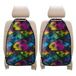 EDM Beach Palm Tree Pattern Print Car Seat Organizers
