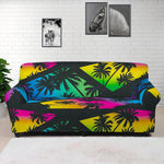 EDM Beach Palm Tree Pattern Print Sofa Cover