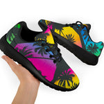 EDM Beach Palm Tree Pattern Print Sport Shoes GearFrost