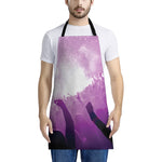 EDM Party In Nightclub Print Apron