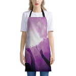 EDM Party In Nightclub Print Apron