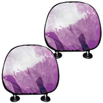 EDM Party In Nightclub Print Car Headrest Covers