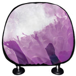 EDM Party In Nightclub Print Car Headrest Covers