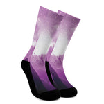 EDM Party In Nightclub Print Crew Socks