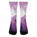 EDM Party In Nightclub Print Crew Socks